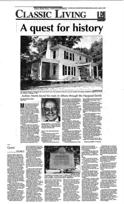 Watkinsville Woods Haygood Family History