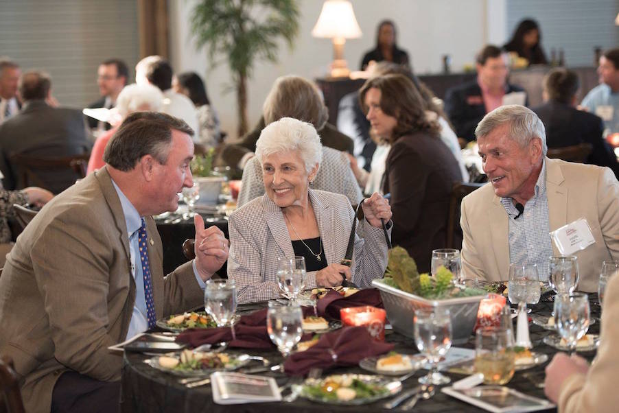 Mayor Nancy Denson and Frank Ginn - ACC Industry Appreciation Dinner Athens GA