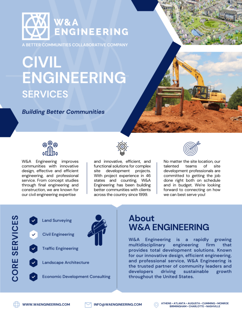 W&A Engineering Resource Library Civil Engineering Services
