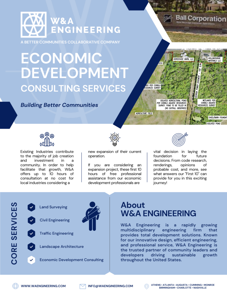 W&A Engineering Resource Library Economic Development Services