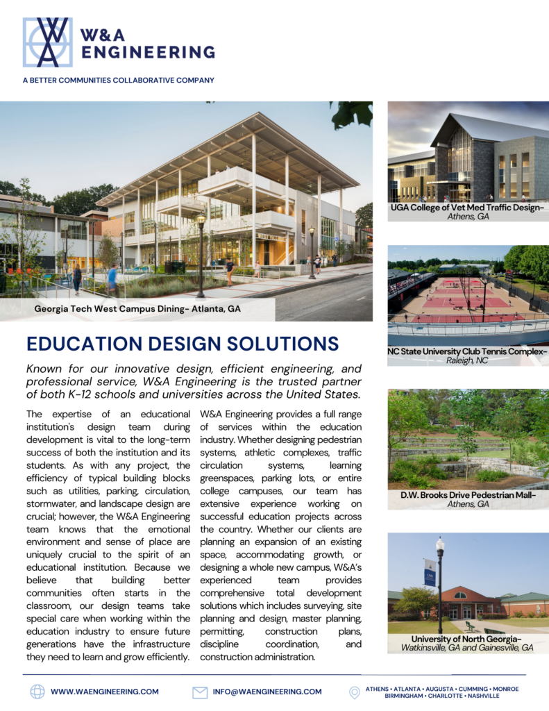 W&A Engineering Resource Library Education Design
