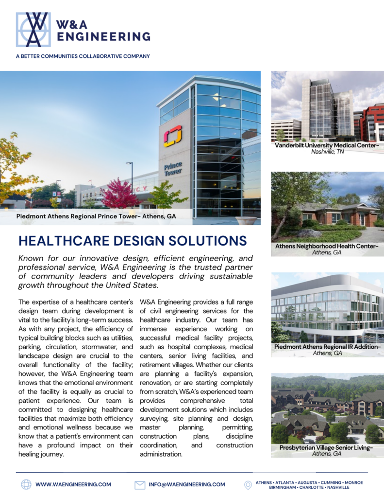 W&A Engineering Resource Library Healthcare Design