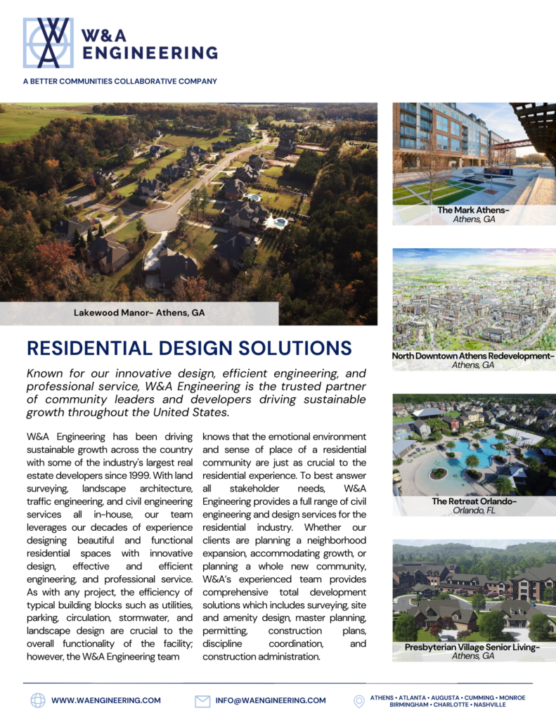 W&A Engineering Resource Library Residential Design